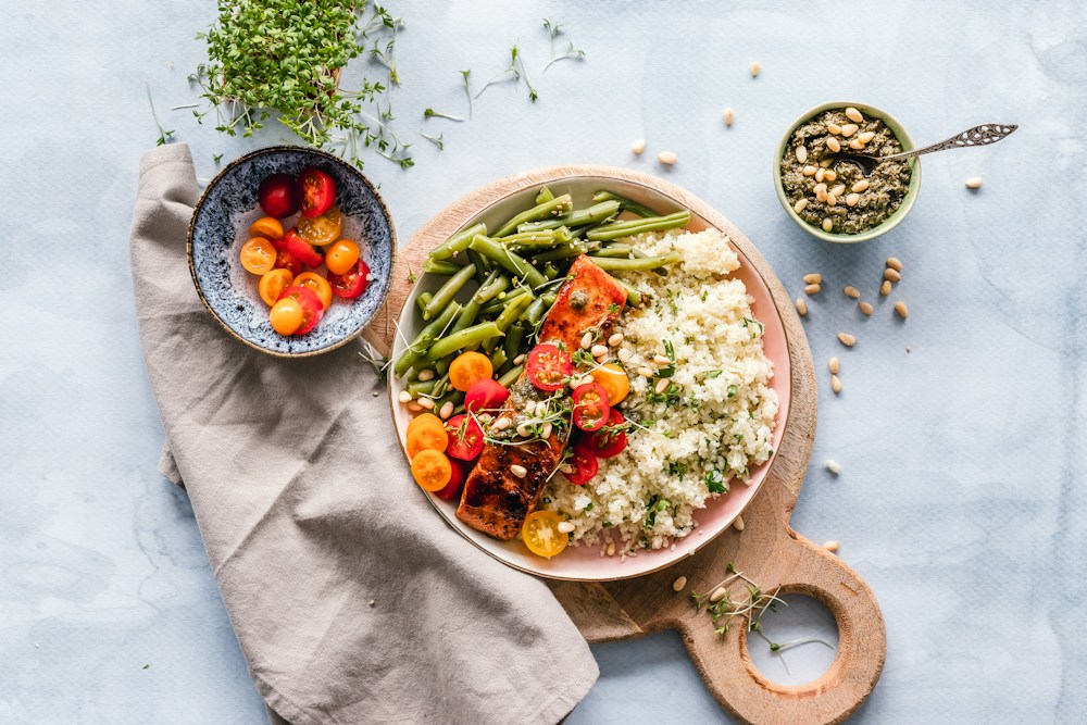 A vibrant bowl of fresh vegetables